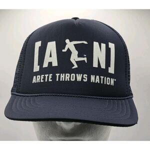 Arete Throws Nation Vintage Foam Trucker Hat Cap‎ Snapback Shotput Discus Otto